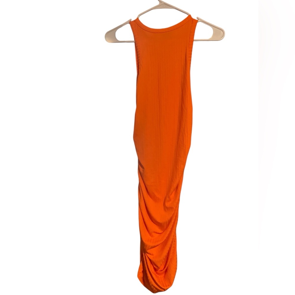 SHEIN Vibrant Orange Dress
